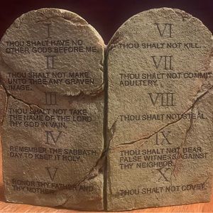 10 Commandments Plaque